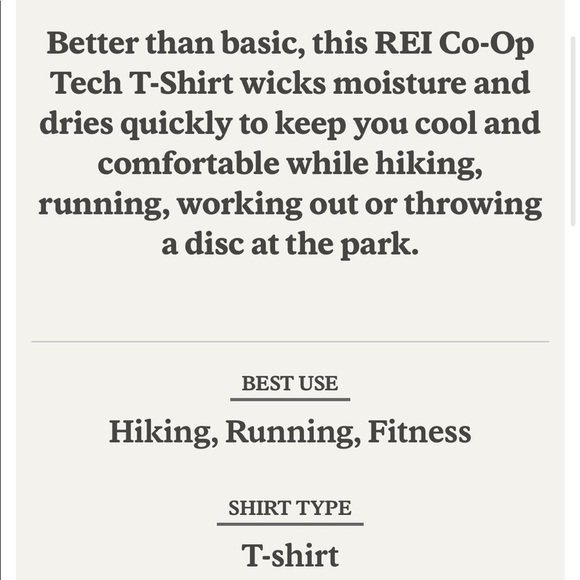 REI Coop Blue Short Sleeve Tech T-Shirt Size Small - Picture 8 of 9